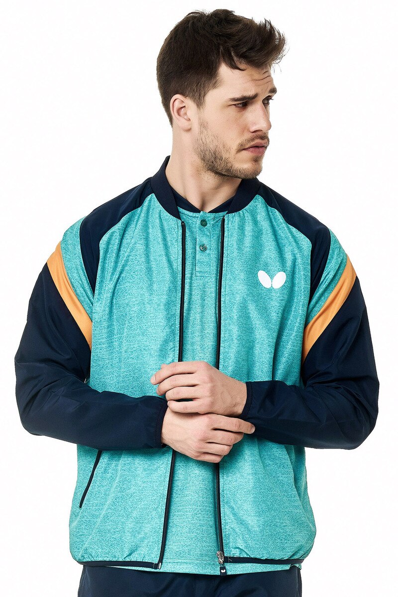 Atamy Tracksuit: Jacket, Green, Model